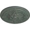 Ekena Millwork Vincent Ceiling Medallion (Fits Canopies up to 6"), Hand-Painted Cloud Burst Crackle, 26"OD x 3"P CM26VICBC - alternate 2